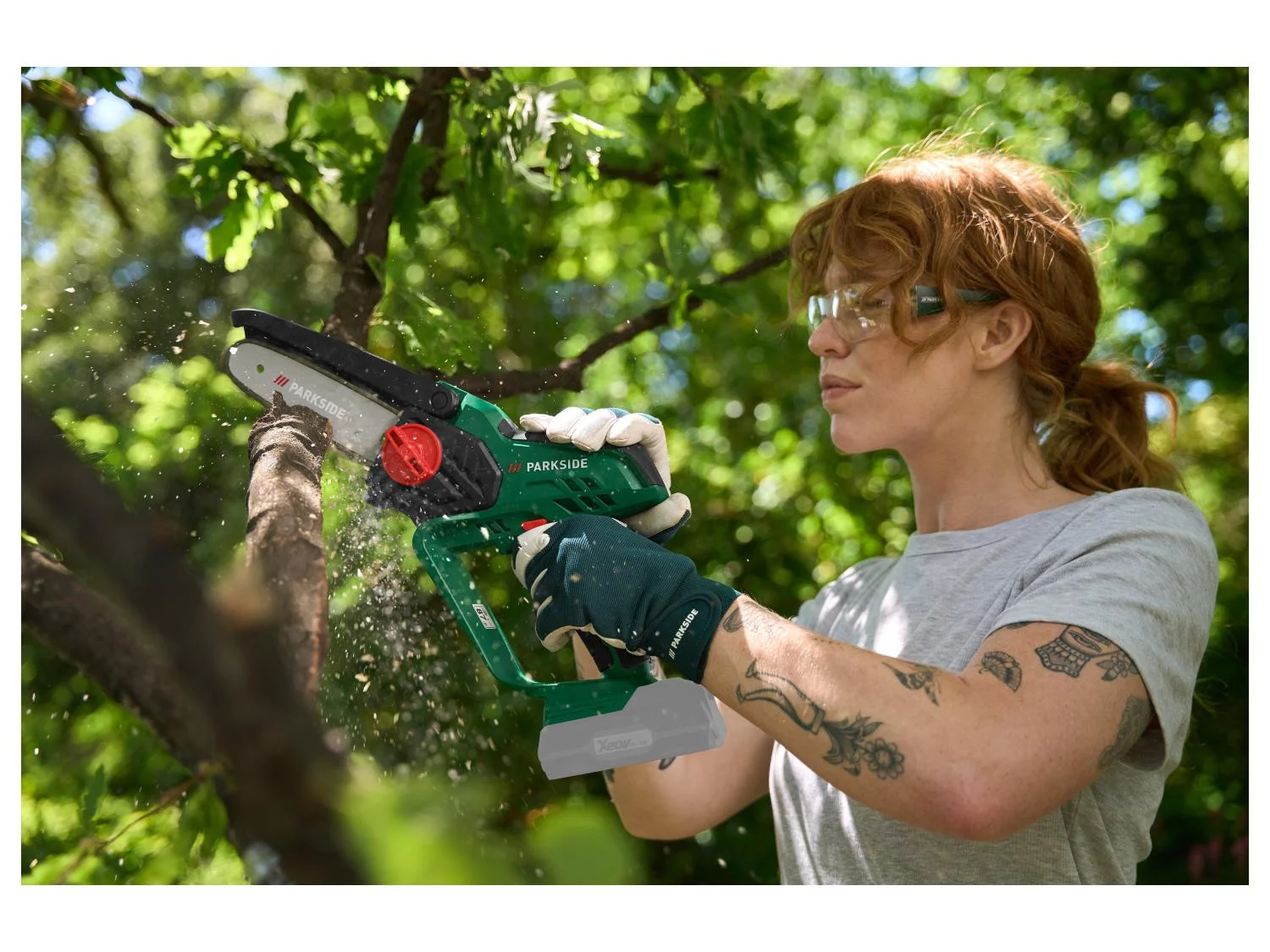 PARKSIDE® PAGHS 20-Li C4 akkumulátoros láncfűrész – akku és töltő nélkül