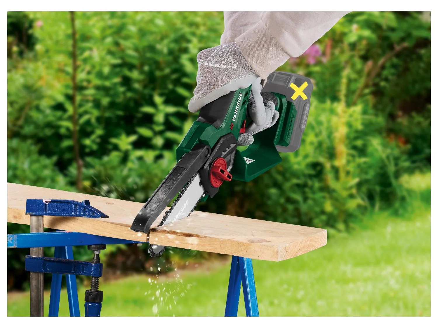 PARKSIDE® PAGHS 20-Li C4 akkumulátoros láncfűrész – akku és töltő nélkül