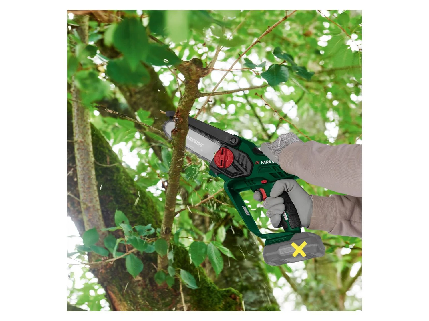 PARKSIDE® PAGHS 20-Li C4 akkumulátoros láncfűrész – akku és töltő nélkül