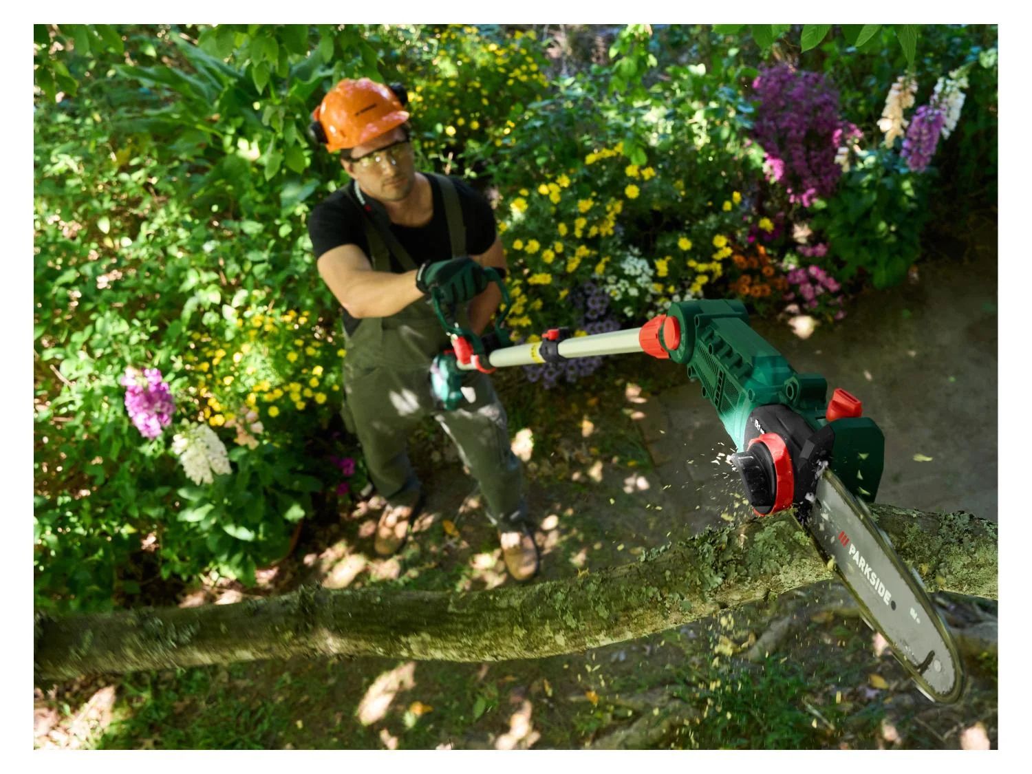 PARKSIDE® PAHE 20 E6 20V akkus magassági ágvágó – akkumulátor és töltő nélkül
