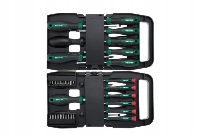 PARKSIDE® Csavarhúzó és bit készlet – 37 részes