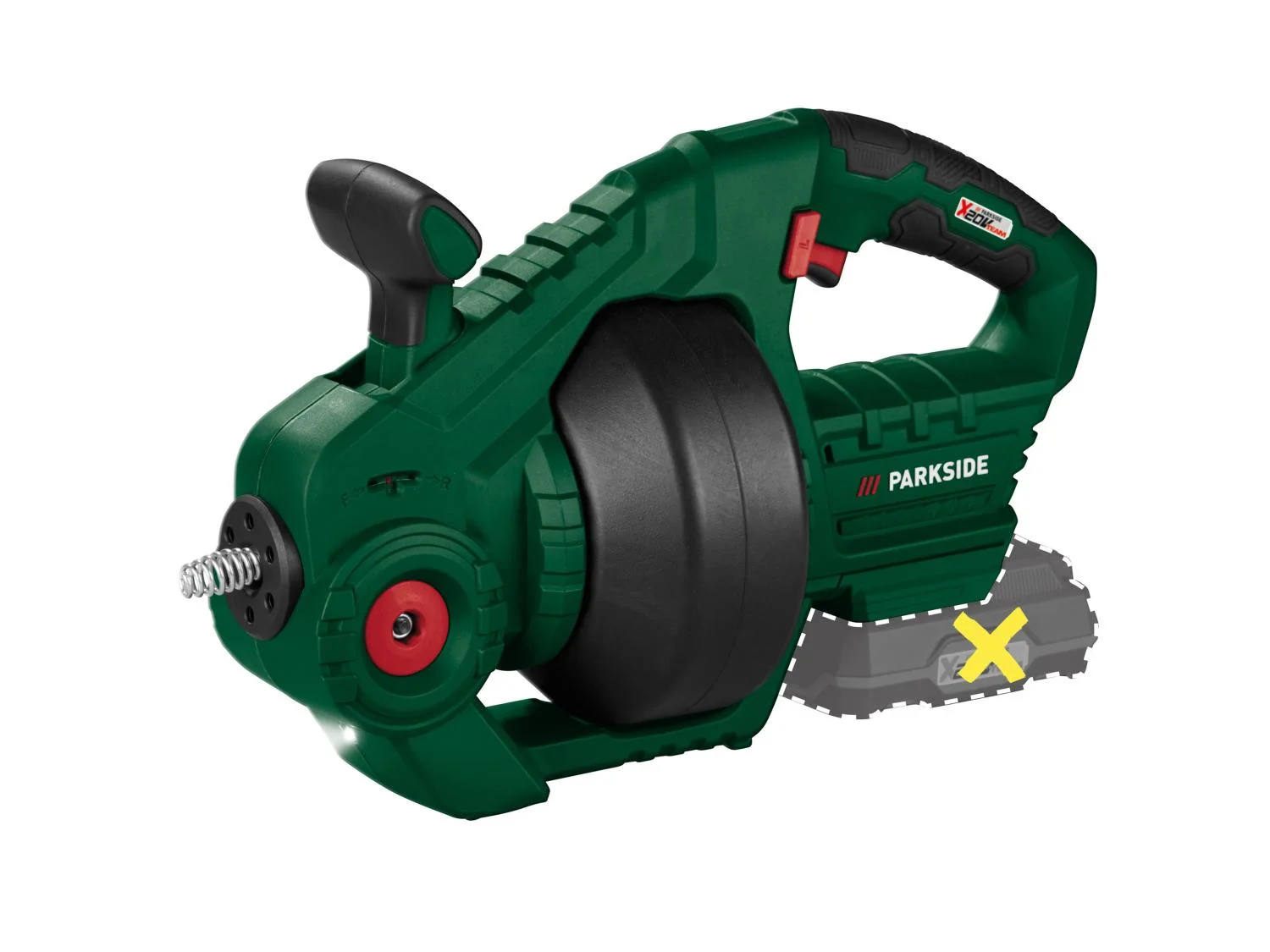 PARKSIDE® PARRW 20-Li A1 akkumulátoros csőtisztító (Akkumulátor és töltő nélkül)