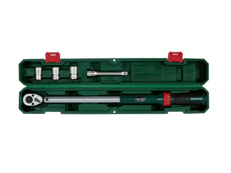 PARKSIDE® Nyomatékkulcs készlet, 1/2", 40–210 Nm, 5 részes