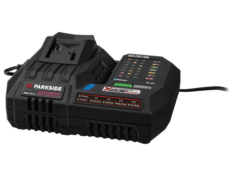 PARKSIDE PERFORMANCE® PLGS 2012 A1 Smart gyorstöltő, 20V, 12A, 300W, Wi-Fi és Bluetooth