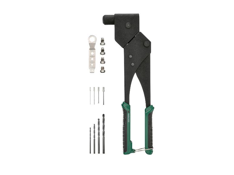 PARKSIDE® PBNZ 360 A1 popszegecselő fogó készlet, 70 részes, 360°-ban forgatható fejjel, tárolódobozban