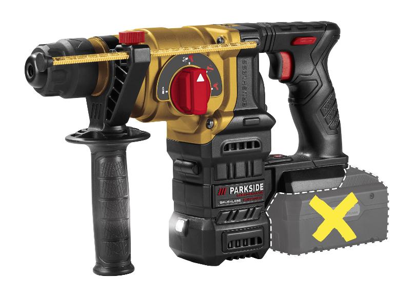 PARKSIDE PERFORMANCE® Akkumulátoros fúró-vésőkalapács, 20 V, 3 J, SDS-Plus, Brushless – PKHAP 2034-Li B1 Limited Edition – Akku nélkül