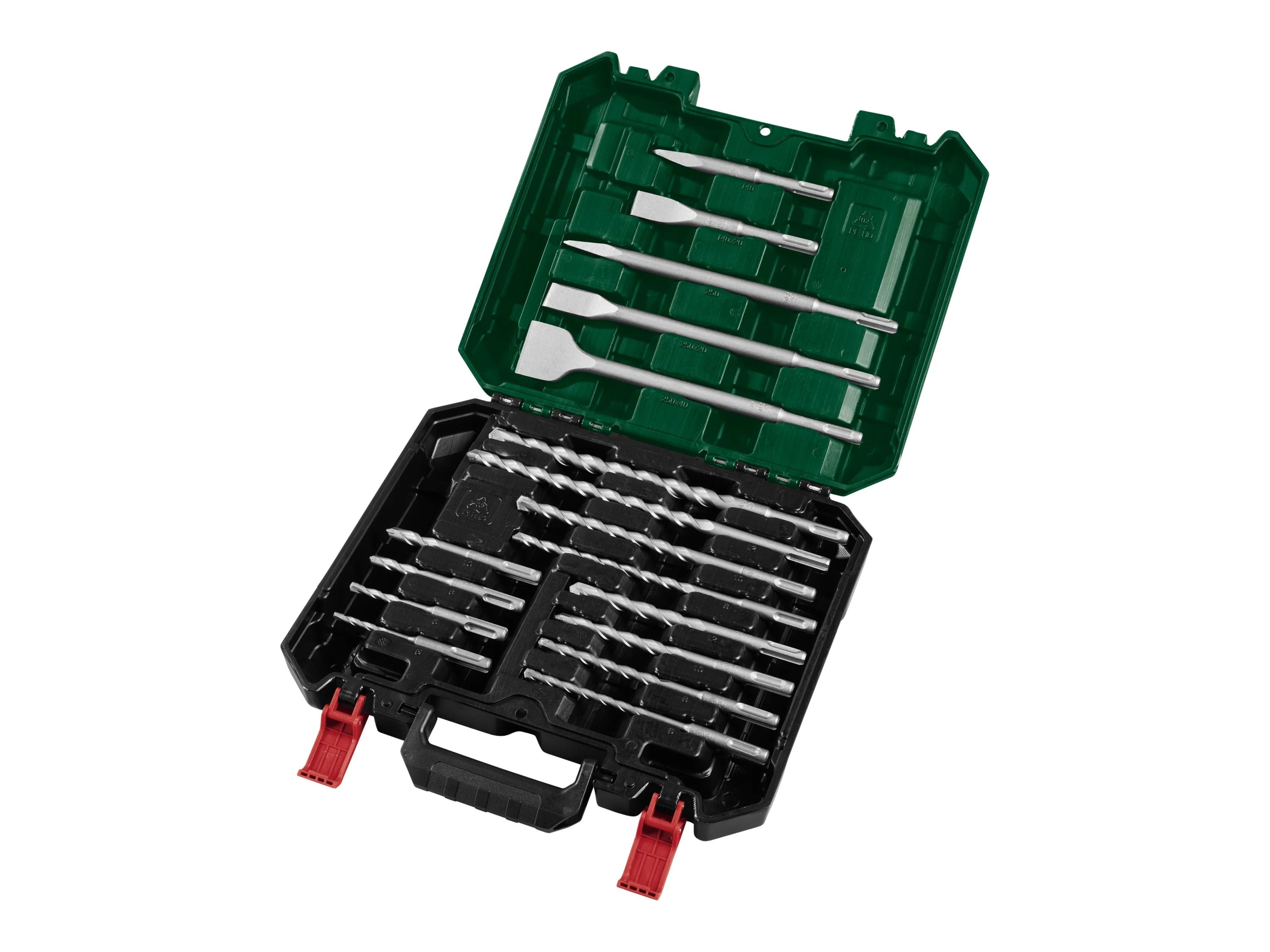PARKSIDE® PBMS 17 A1 SDS-Plus fúró- és vésőkészlet, 17 részes