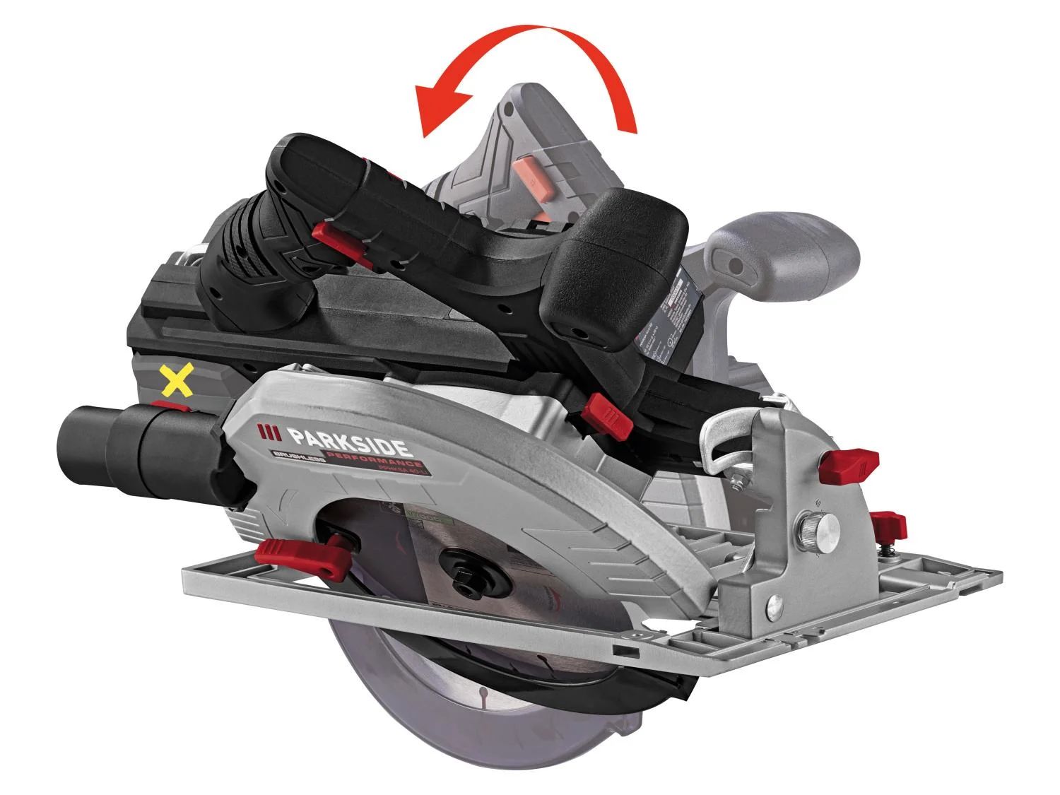 PARKSIDE PERFORMANCE® PPHKSA 40-Li B2 akkus kézi körfűrész