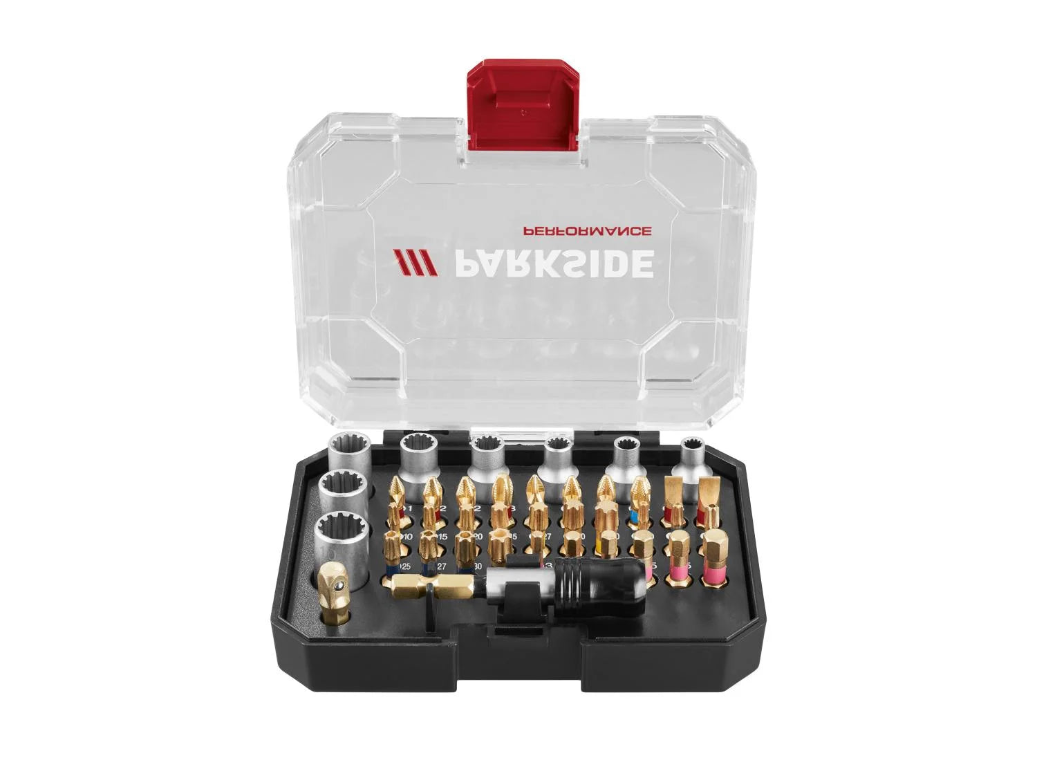 PARKSIDE PERFORMANCE® PBSP 2 D4 Torziós bit- és XZN dugókulcskészlet, 40 részes