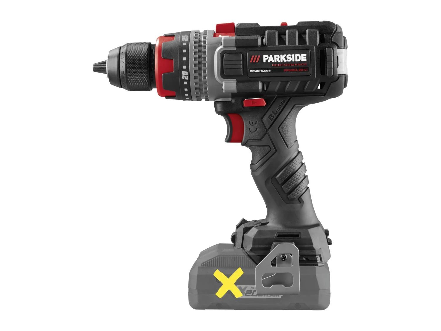 PARKSIDE PERFORMANCE® PPSBSA 20-Li C3 20 V akkus ütvefúró-csavarozó (akku és töltő nélkül)