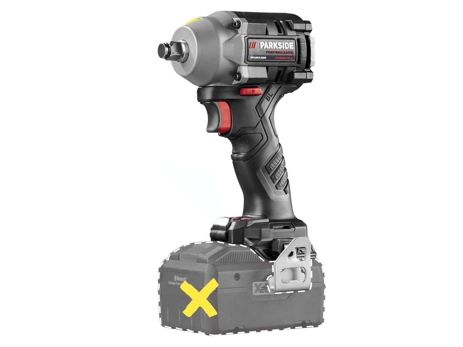 PARKSIDE PERFORMANCE® PPDSSA 20-Li B2 20 V akkus ütvecsavarozó – akkumulátor és töltő nélkül