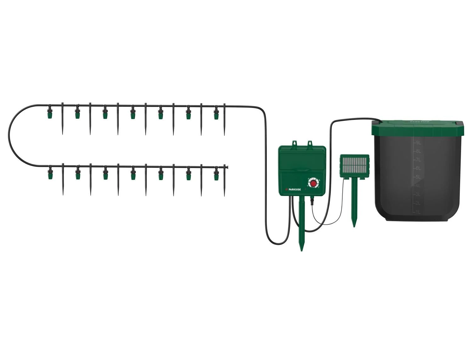 PARKSIDE® PBSS 1 A1 szolár öntözőrendszer – automata csepegtető öntözés