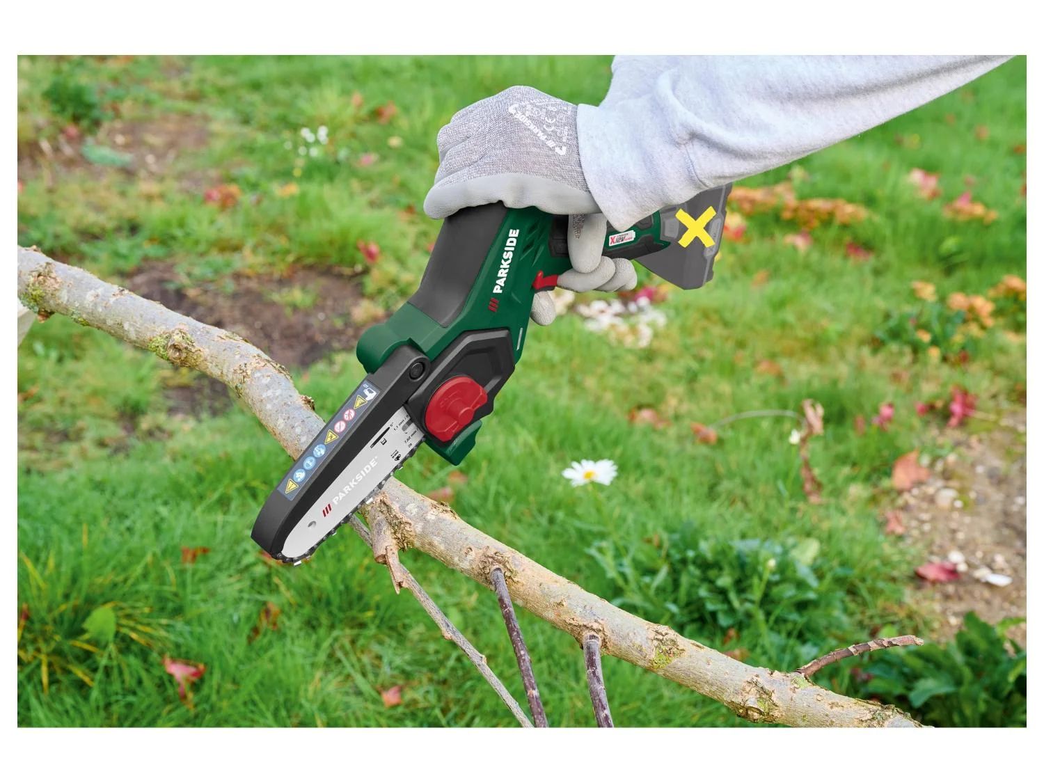 PARKSIDE® PGHSA 12 D3 12 V akkus láncfűrész – akkumulátor és töltő nélkül