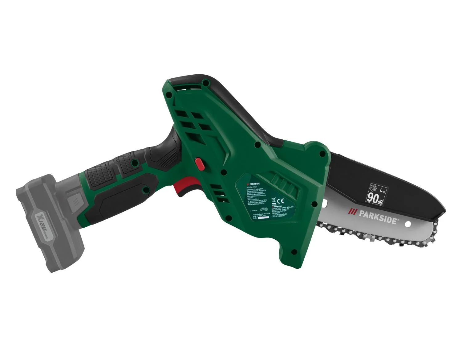 PARKSIDE® PGHSA 12 D3 12 V akkus láncfűrész – akkumulátor és töltő nélkül