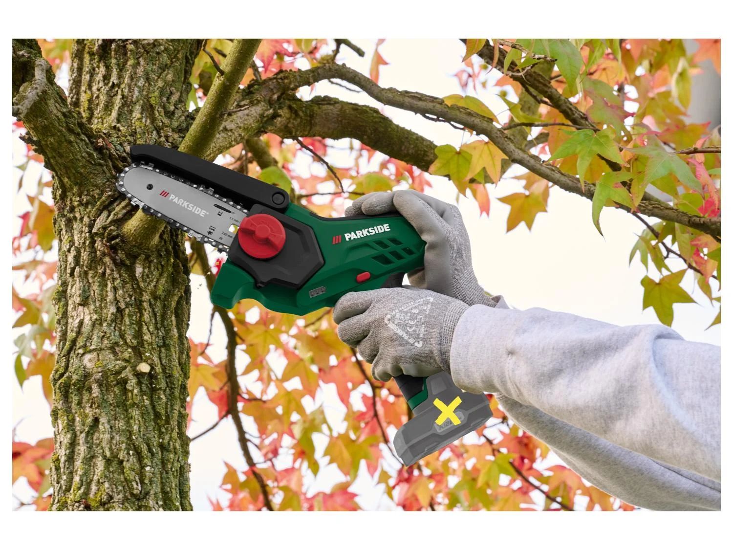 PARKSIDE® PGHSA 12 D3 12 V akkus láncfűrész – akkumulátor és töltő nélkül