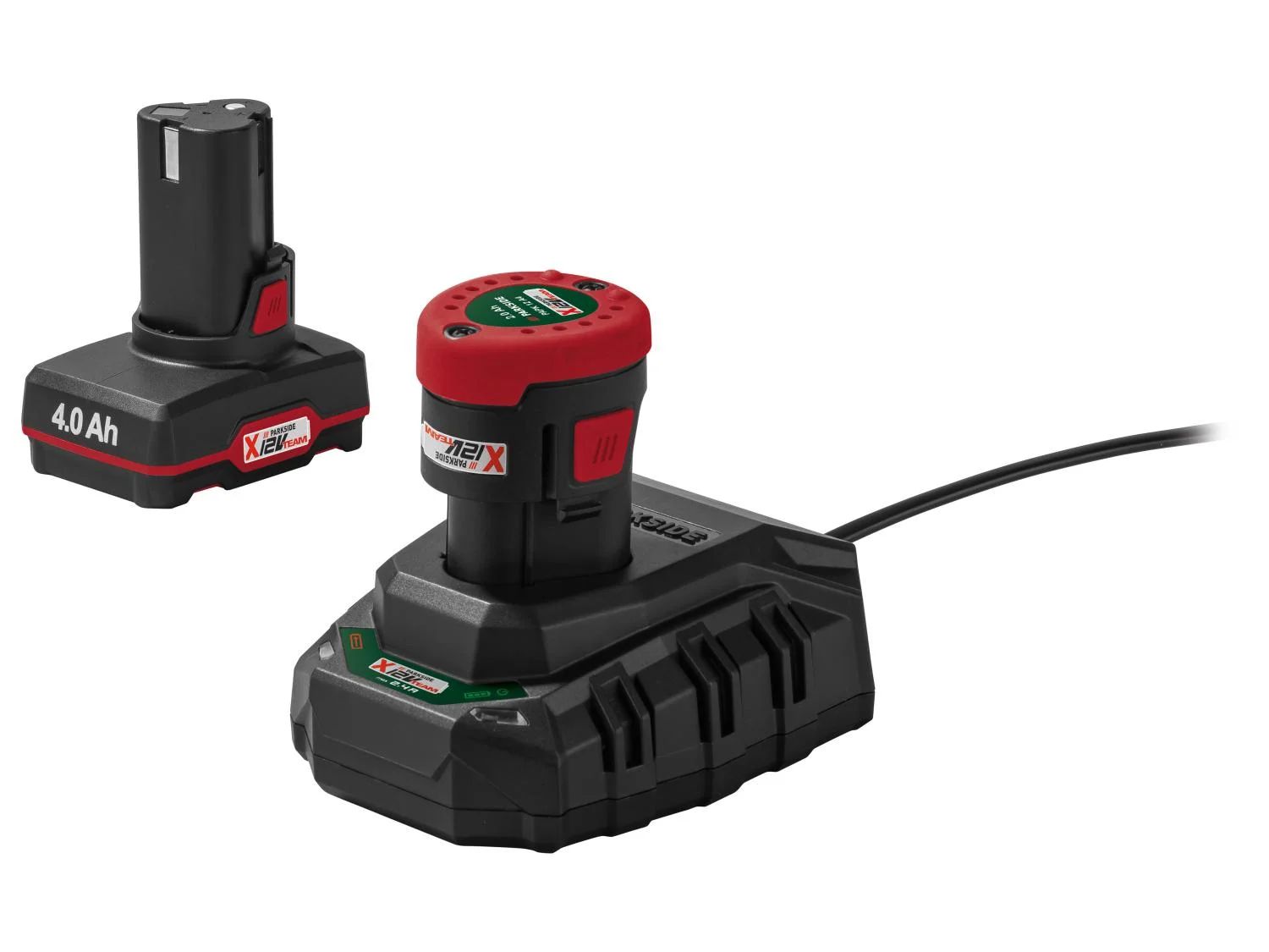 PARKSIDE® PAPK 12 A4 + PAPK 12 B4 + PLGK 12 A3 - 12 V-os akkumulátorok töltővel