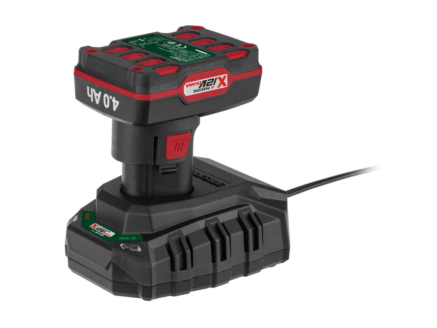 PARKSIDE® PAPK 12 A4 + PAPK 12 B4 + PLGK 12 A3 - 12 V-os akkumulátorok töltővel