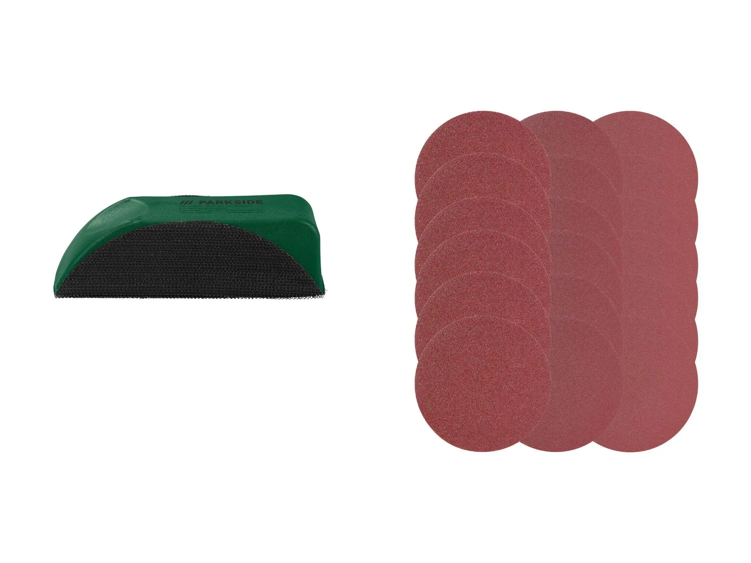 PARKSIDE® Kézi csiszoló készlet – 19 részes (Ø 125 mm)
