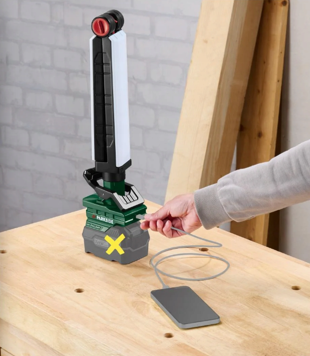 PARKSIDE® PLKLA 20-Li A1 vezeték nélküli LED lámpa 20-Li A1 – (Akkumulátor és töltő nélkül)