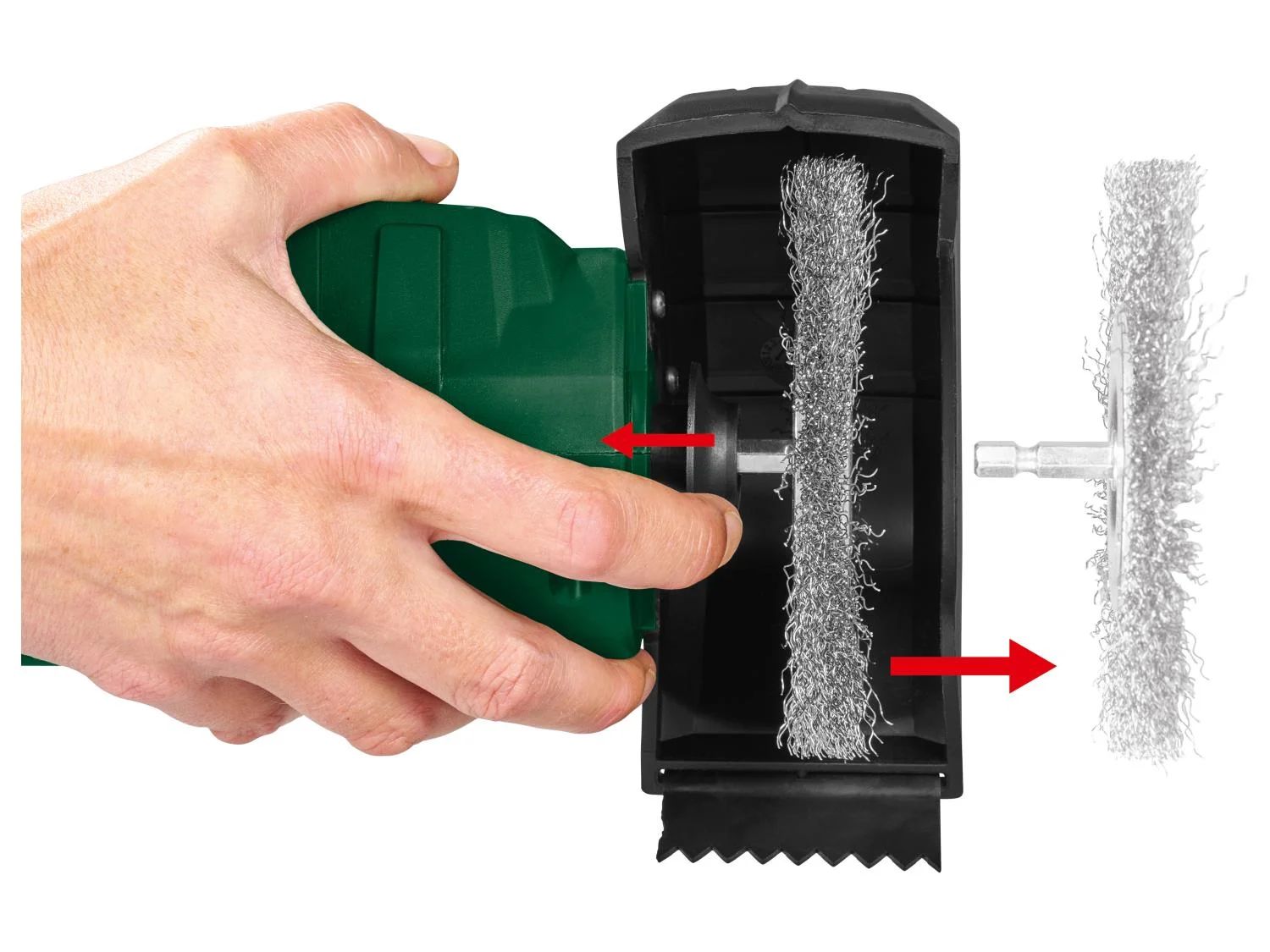 PARKSIDE® PFBA 20-Li C3 20 V akkus felülettisztító kefe – akkumulátor nélkül