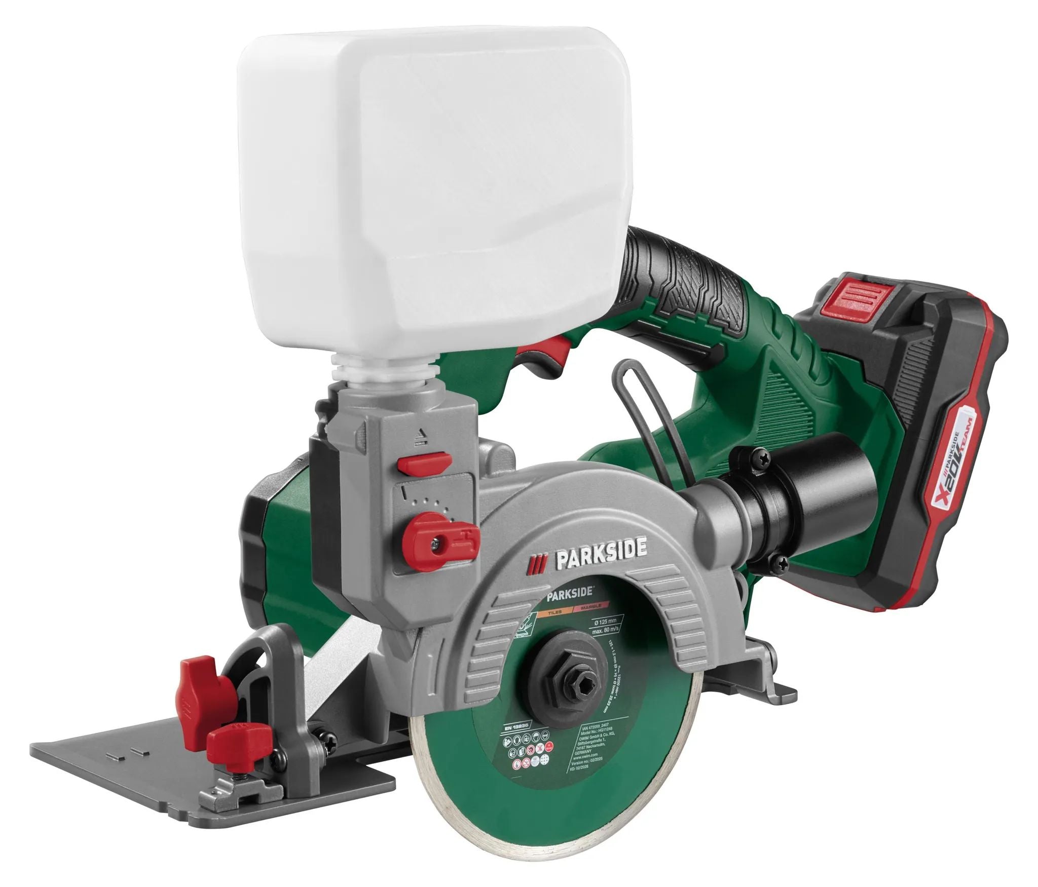 PARKSIDE® PAFS 20 A1 akkus csempevágó