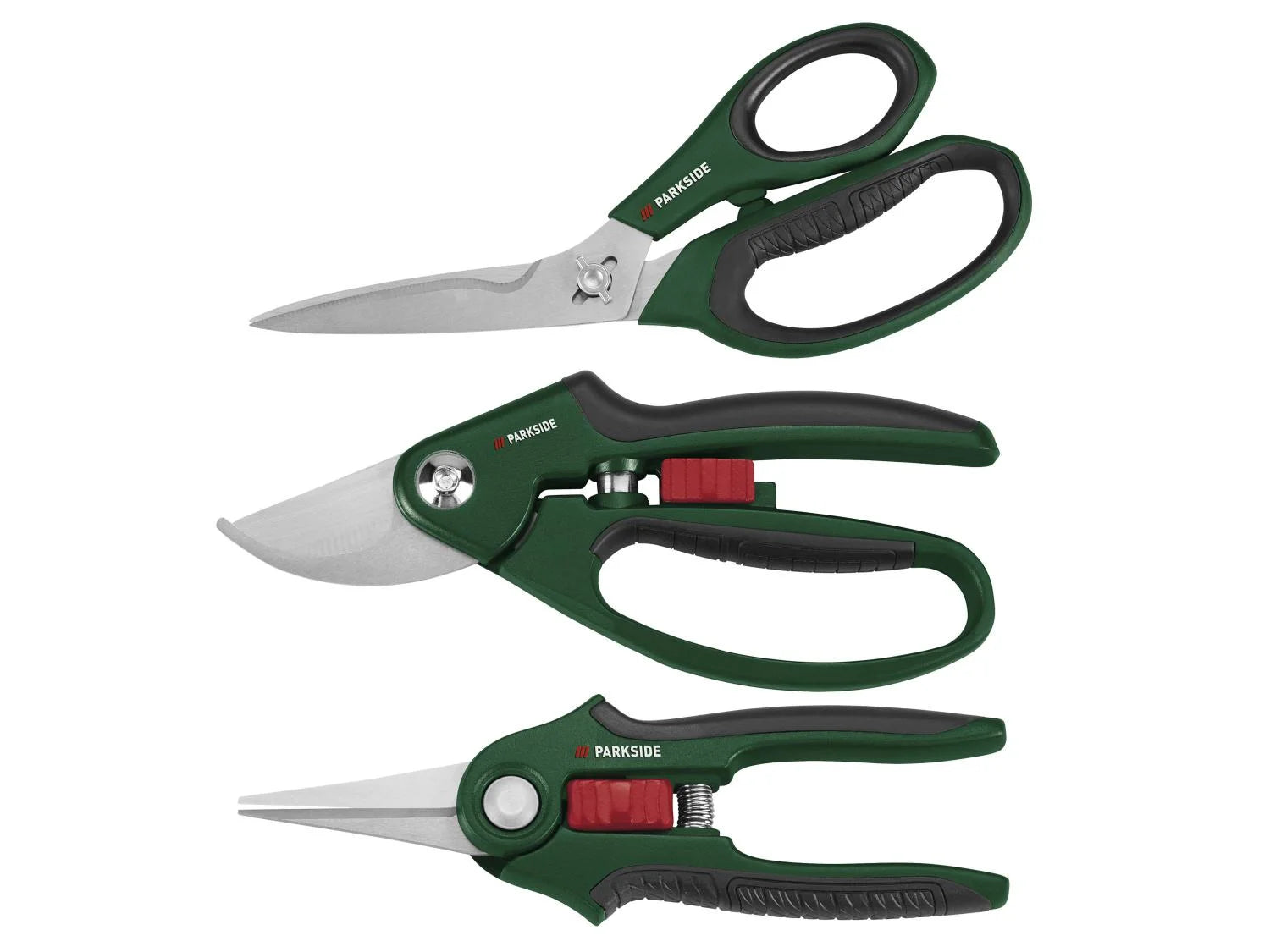 PARKSIDE® Zöldség- és fűszernövény ollókészlet, 3 részes