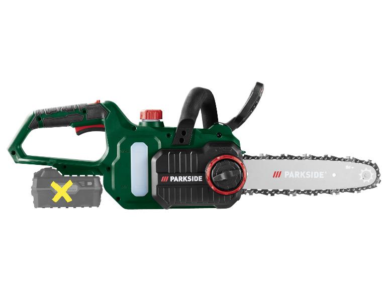 PARKSIDE® PAKS 20-Li F5 Akkus láncfűrész, 20 V, 23 cm, 10 m/s – akkumulátor nélkül