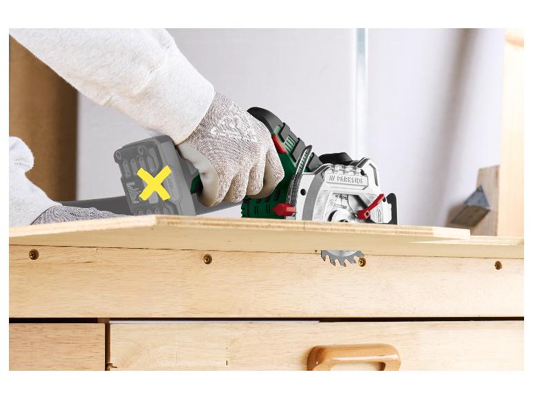 PARKSIDE® PHKSA 12 B3 akkus kézi körfűrész, 12 V, 85 mm – akku és töltő nélkül