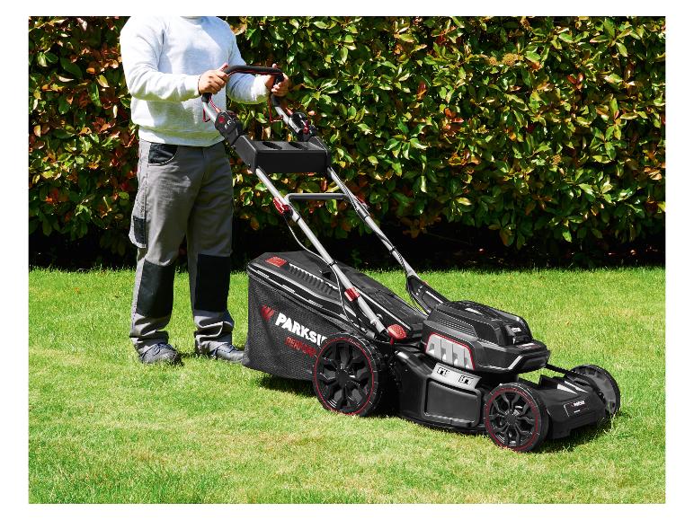 PARKSIDE PERFORMANCE® PPRMA 40-Li C3 Önjáró akkus fűnyíró, 40 V, 47 cm, 70 l, Brushless – akkumulátor nélkül