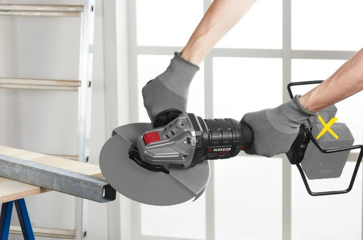 PARKSIDE® Performance PWSAP 40-Li A1 Akkumulátoros sarokcsiszoló (akku és töltő nélkül)