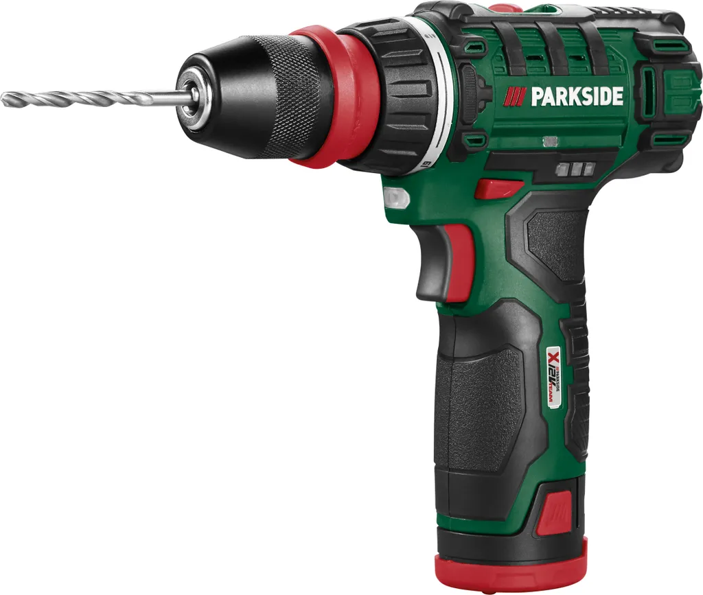 PARKSIDE® PBSA 12 E4 Akkus fúró-csavarozó 12 V - (Akkumulátorral és töltővel + Tartozékok)