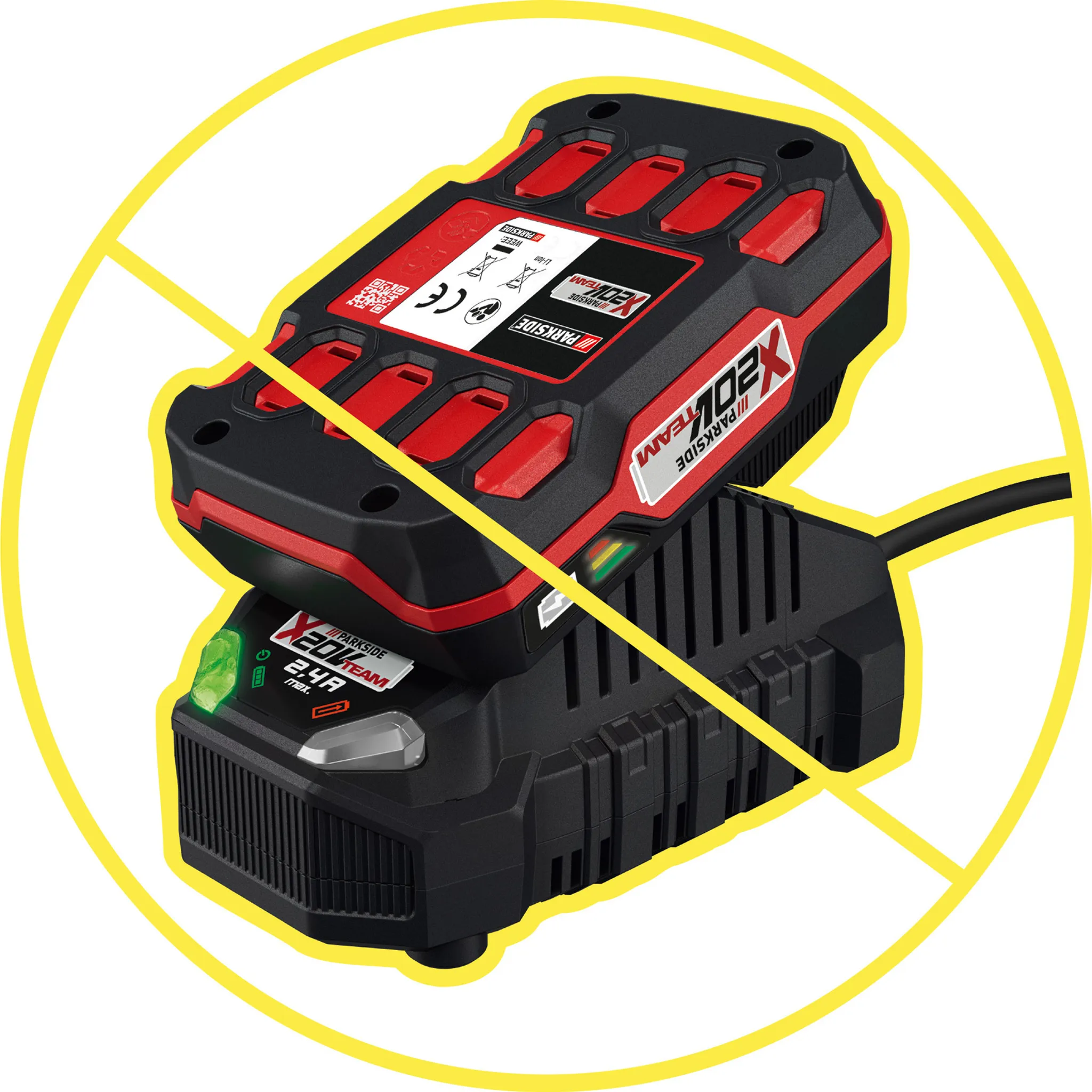 PARKSIDE® PAEXSG 20-Li B1 CIR SOLO Akkus excenter csiszoló, fix fordulatszámú csiszológép levehető portartállyal, koffer nélkül, X20V / 125 mm (akku és töltő nélkül)