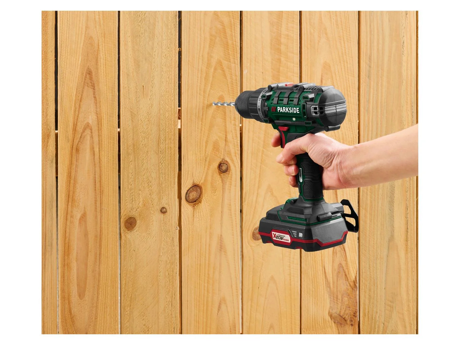 PARKSIDE® PABS 20-Li G8 Akkus fúró-csavarozó készlet, 20 V, 45 Nm, 2 Ah akkumulátorral, 17 részes tartozékkészlettel