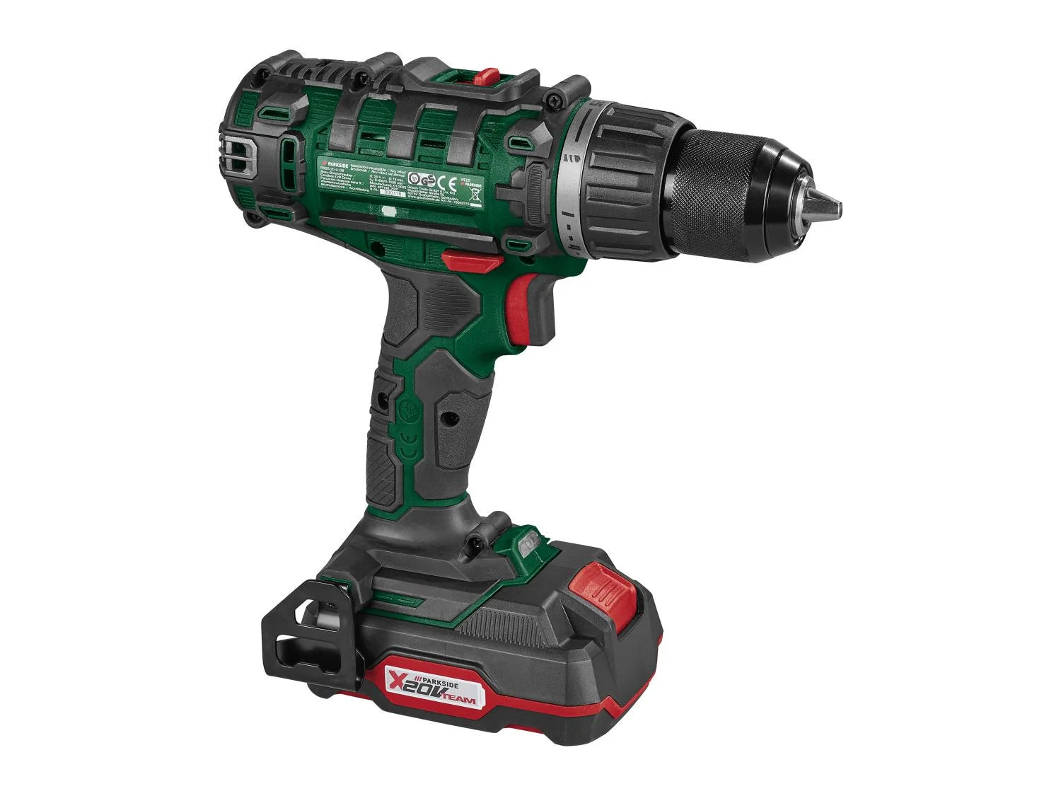PARKSIDE®PABS 20-Li G8 Akkus fúró-csavarozó készlet, 20 V, 45 Nm, 2 Ah akkumulátorral, 17 részes tartozékkészlettel