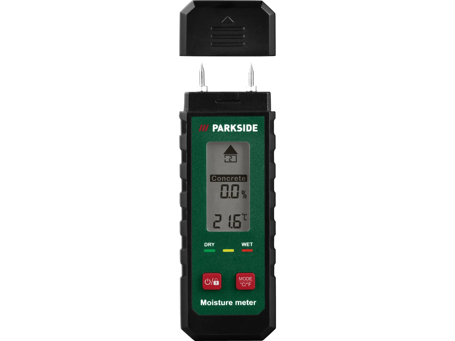PARKSIDE® PBHTM A1 Fa- és építőanyag nedvességmérő, 0,2–60%, hőmérsékletméréssel
