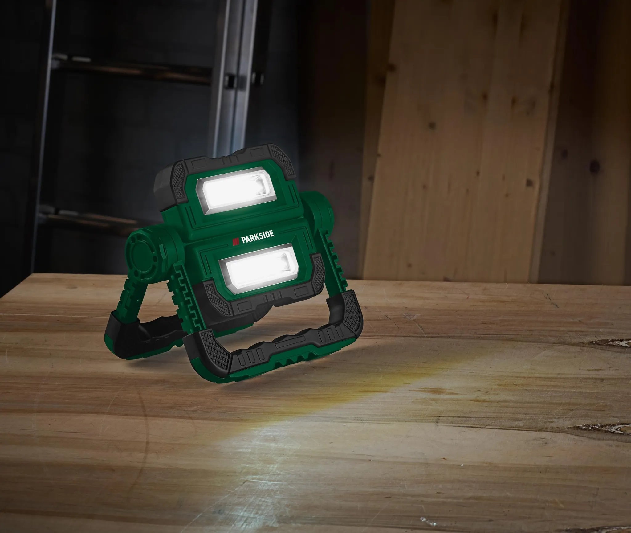 PARKSIDE® PBSL 5000 B2 Akkumulátoros LED munkareflektor, 1000 lm, 5000 mAh, powerbank, IP44