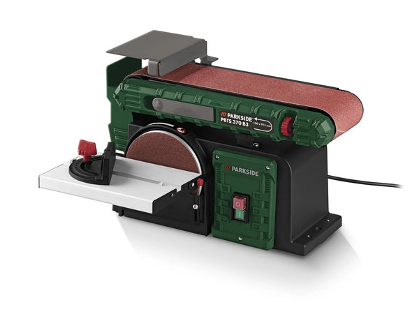 PARKSIDE® PBTS 370 B3 Elektromos 2 az 1-ben szalagcsiszoló / tányércsiszoló gép, 370 W
