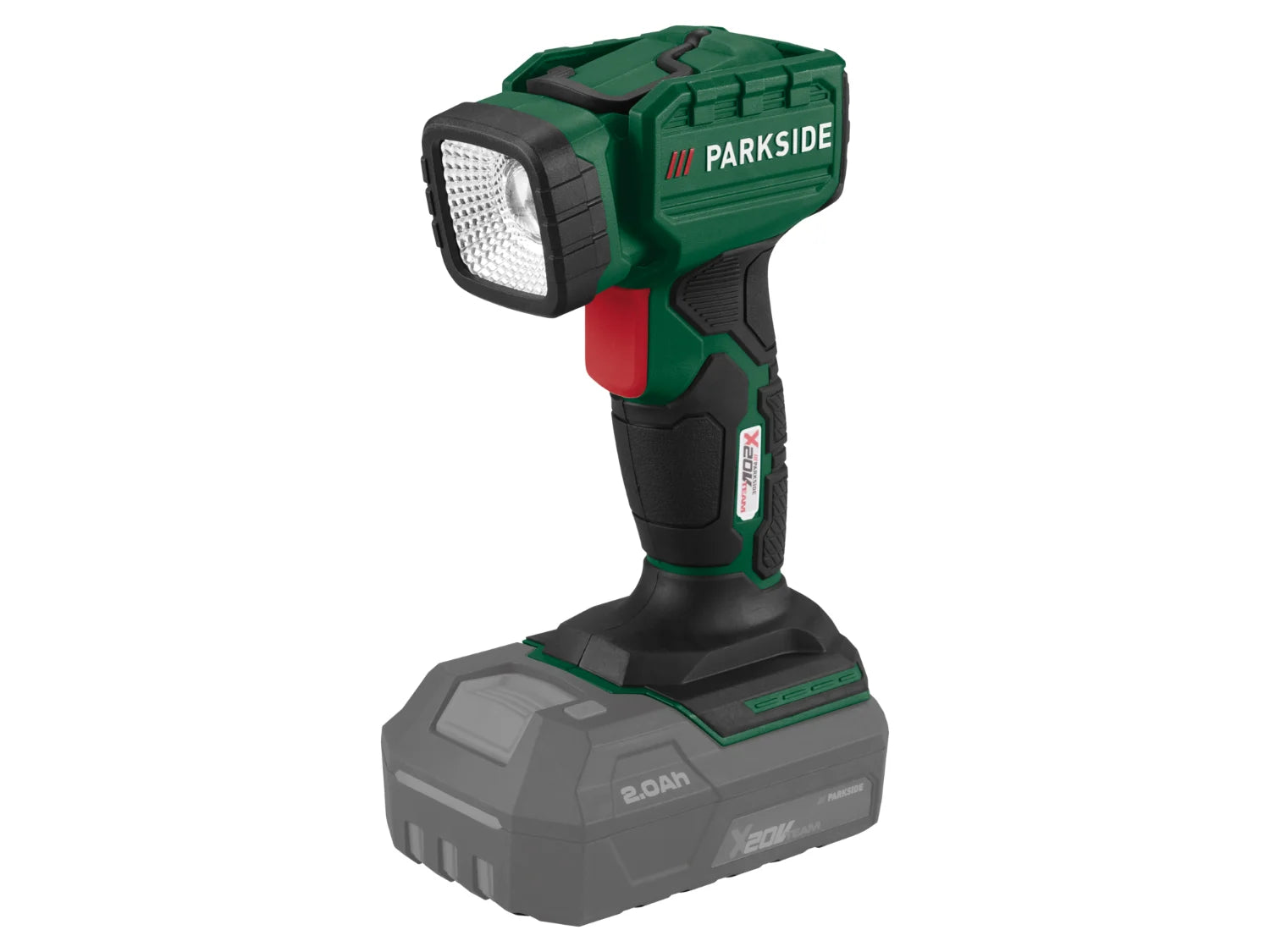 PARKSIDE® PLHLA 20-Li A1 Akkumulátoros LED kézilámpa, 20 V, 280 lm, állítható fejjel – akkumulátor nélkül