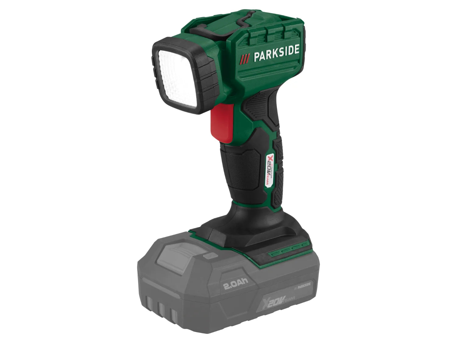 PARKSIDE® PLHLA 20-Li A1 Akkumulátoros LED kézilámpa, 20 V, 280 lm, állítható fejjel – akkumulátor nélkül