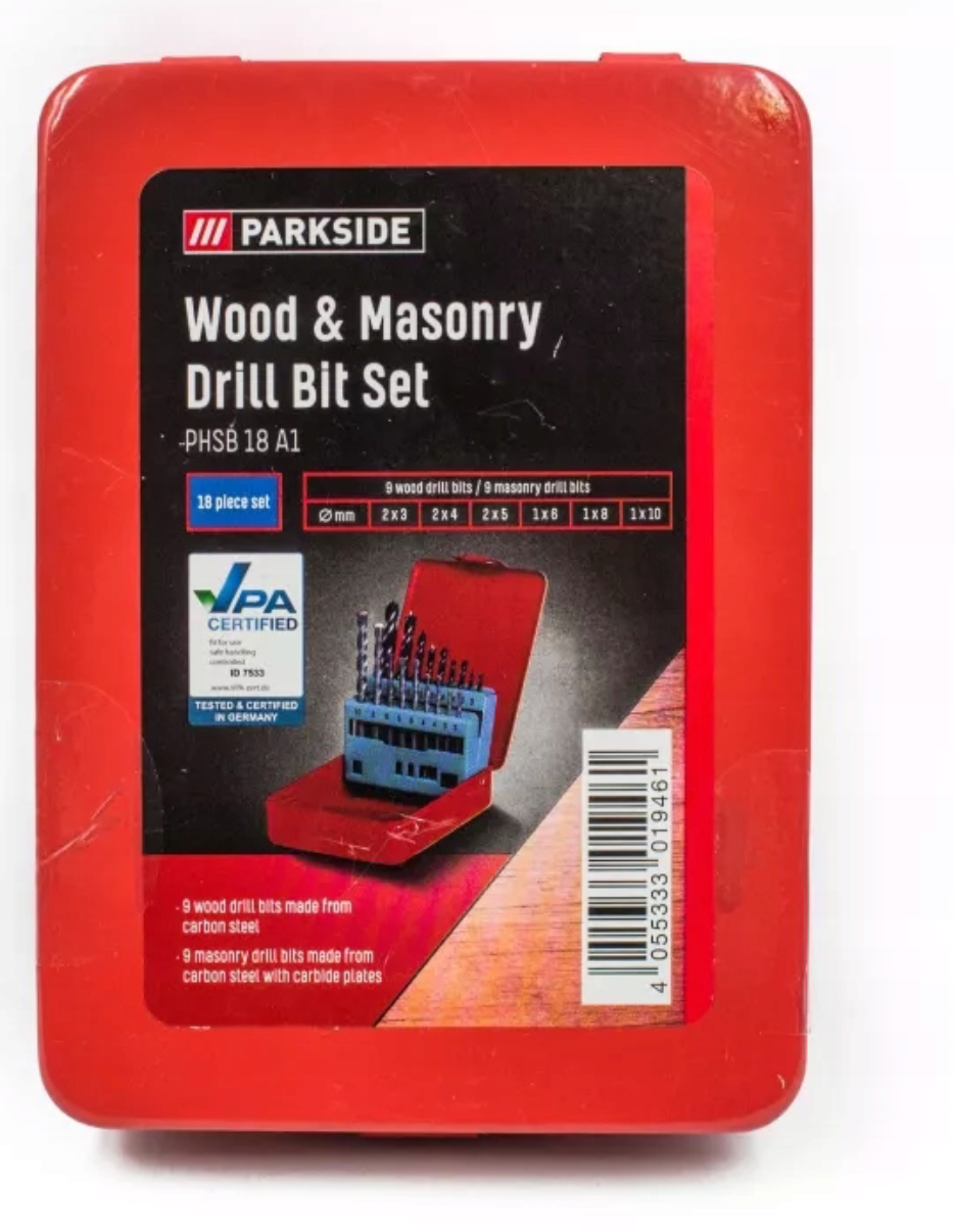 PARKSIDE® PHSB 18 A1 Fa és kõfúró készlet