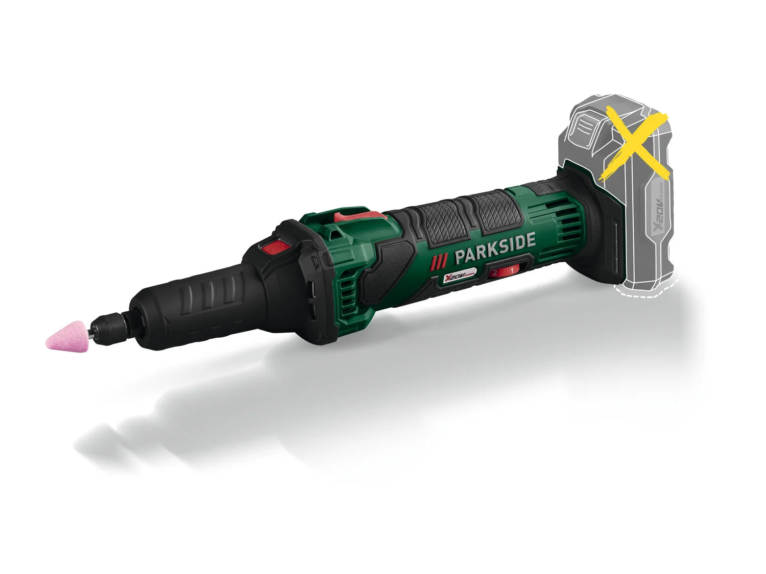 PARKSIDE® PGSA 20-Li A1 Akkus egyenescsiszoló 20 V (Akkumulátor és töltő nélkül)