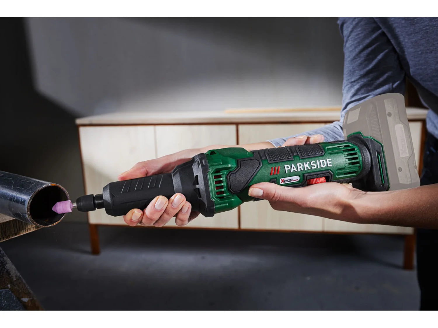 PARKSIDE® PGSA 20-Li A1 Akkus egyenescsiszoló 20 V (Akkumulátor és töltő nélkül)