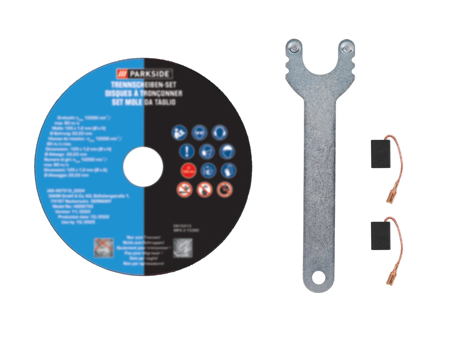 PARKSIDE® PWS 125 I8 Elektromos sarokcsiszoló fordulatszám szabályzóval 125 mm-es 1200W