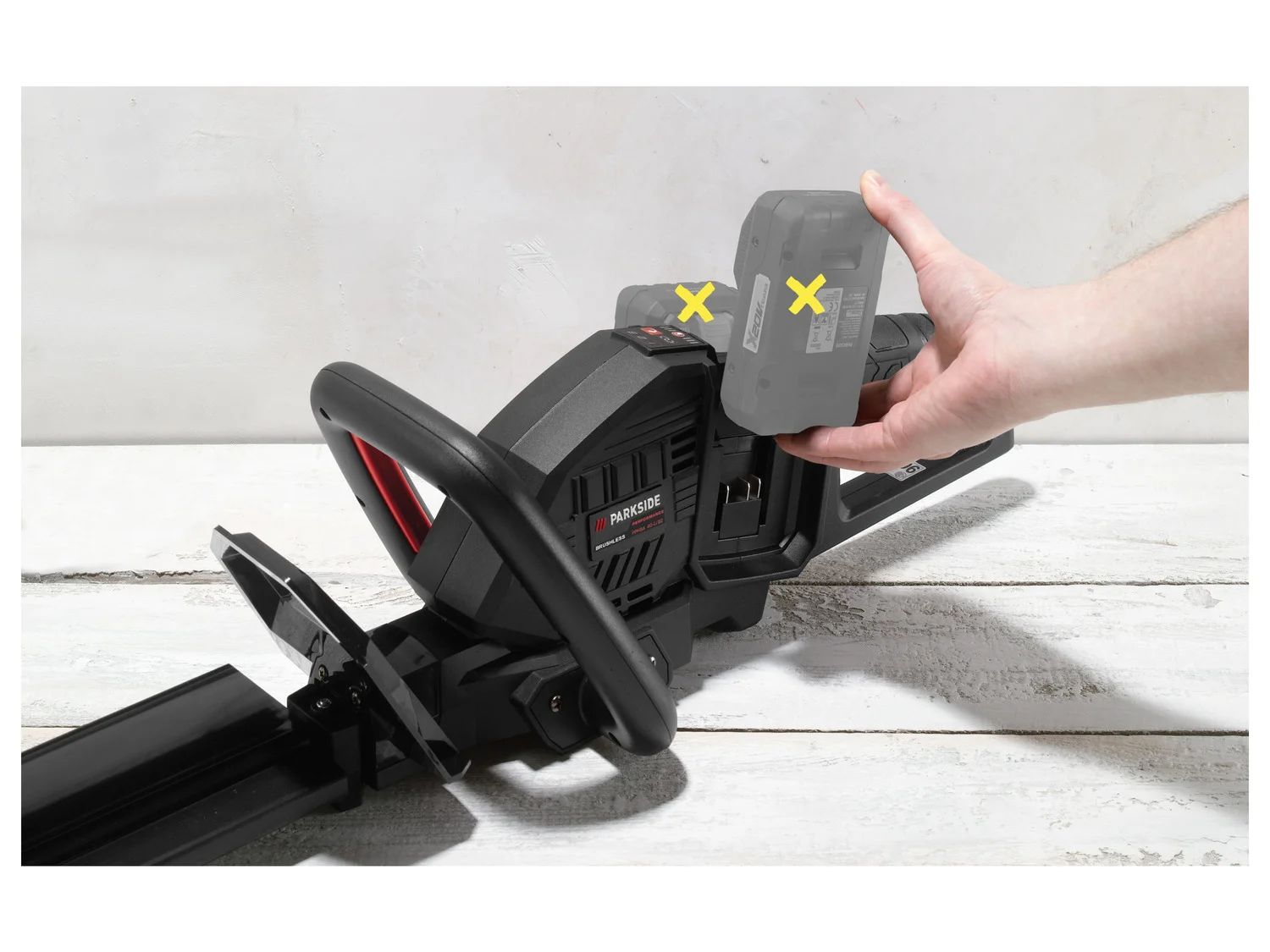 PARKSIDE PERFORMANCE® PPHSA 40-Li C3 Akkumulátoros sövénynyíró - Kefe nélküli motorral, 58 cm vágáshossz, akkumulátor és töltő nélkül