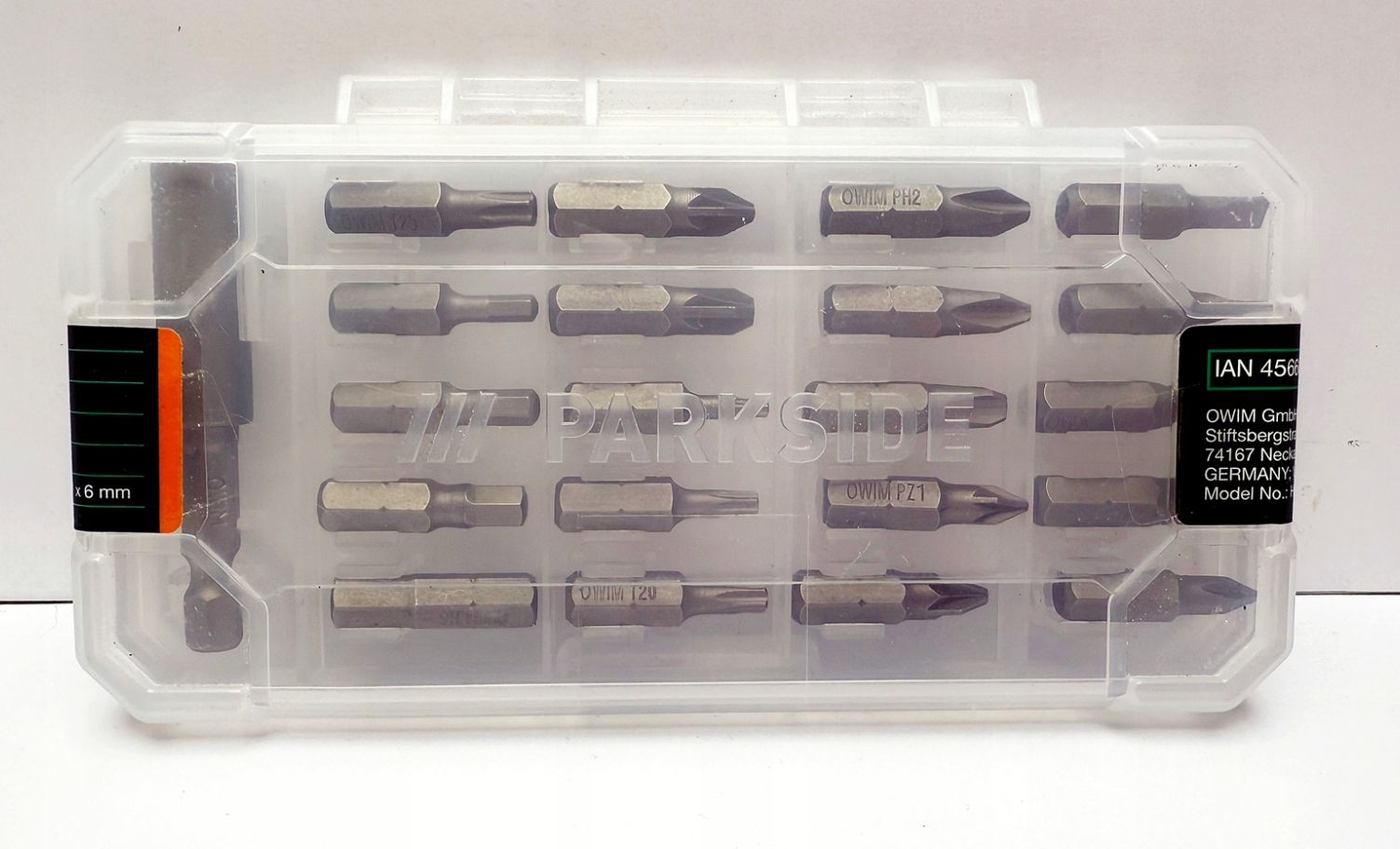 PARKSIDE® 21 darabos bitszett