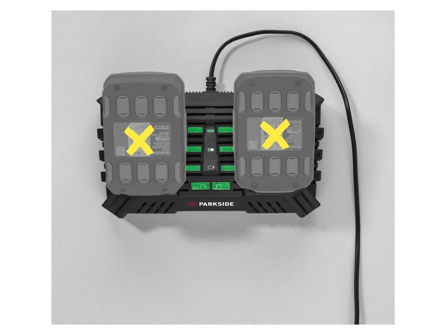 PARKSIDE® PDSLG 20 B2 Dupla gyorstöltõ 20 V 2 x 4,5 A