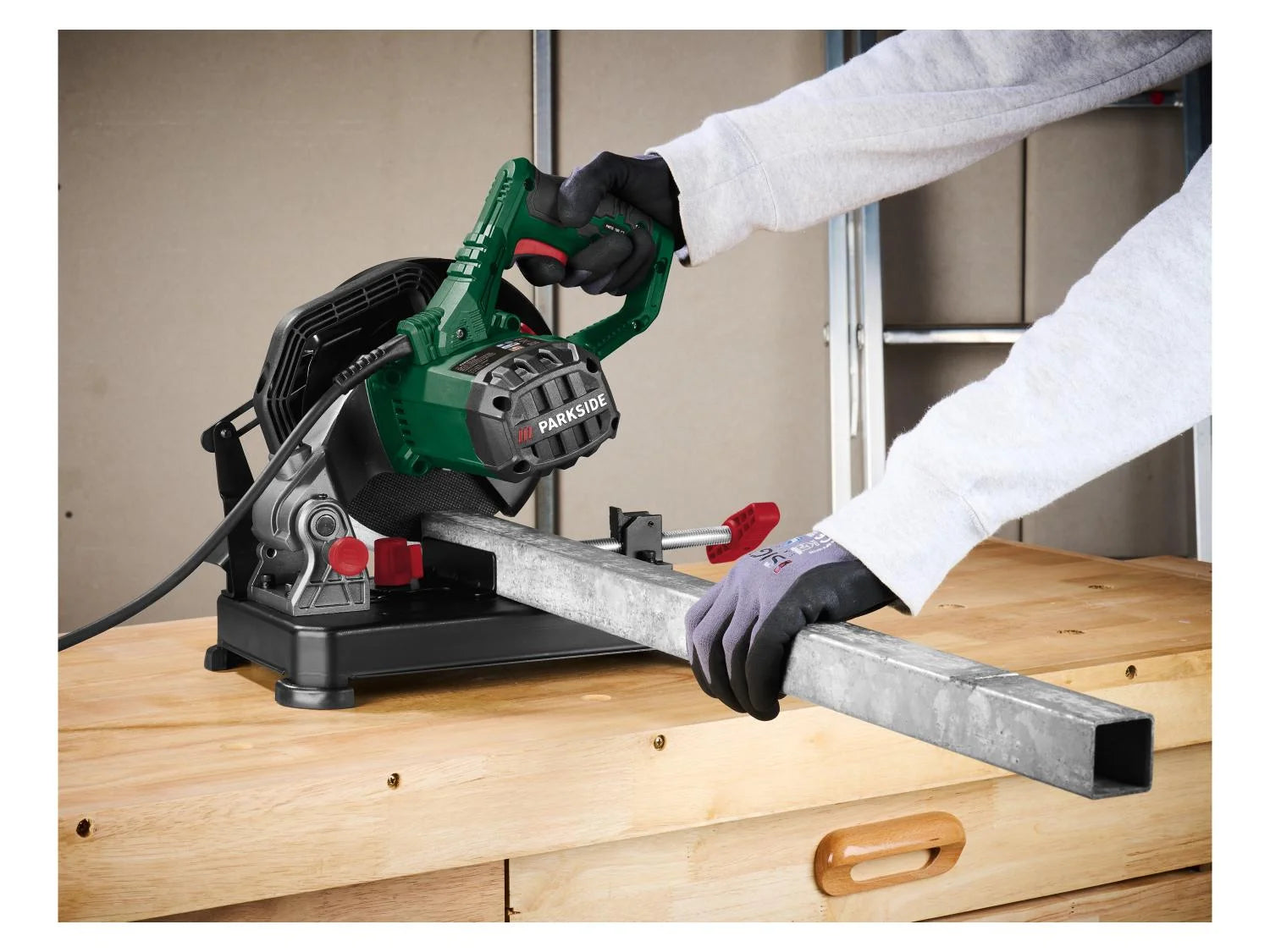 PARKSIDE® PMTS 180 Csiszolókorongos asztali elektromos gyorsdaraboló, fémvágó, fémdaraboló, 1280 W