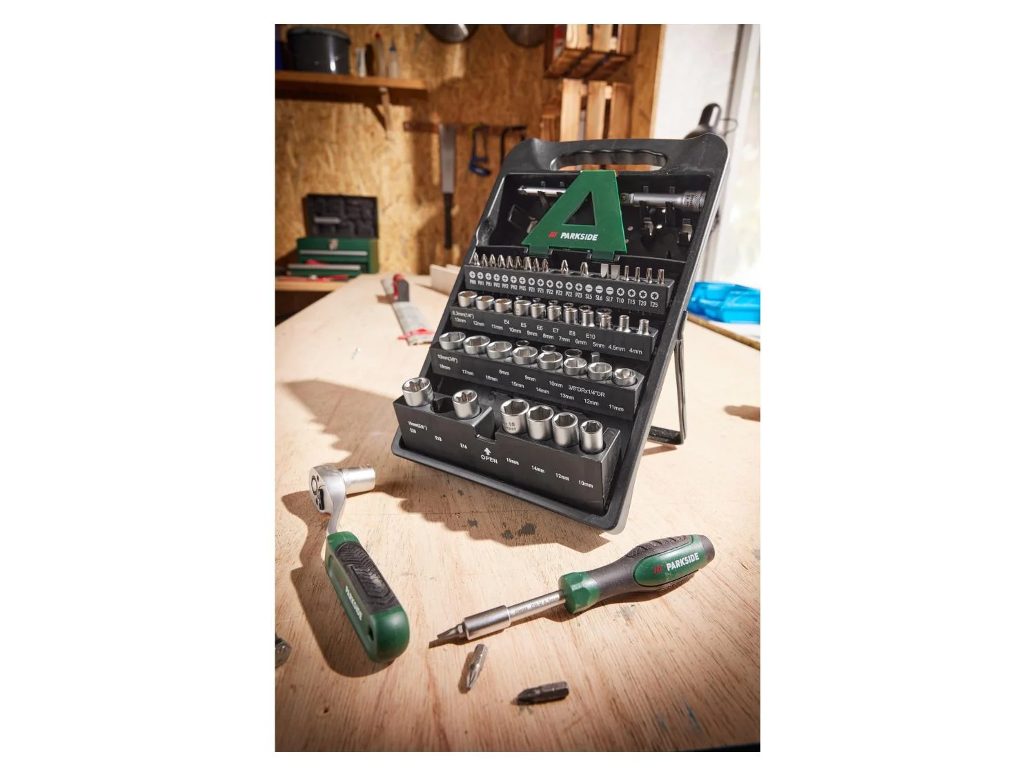 PARKSIDE® 61 részes dugókulcs készlet
