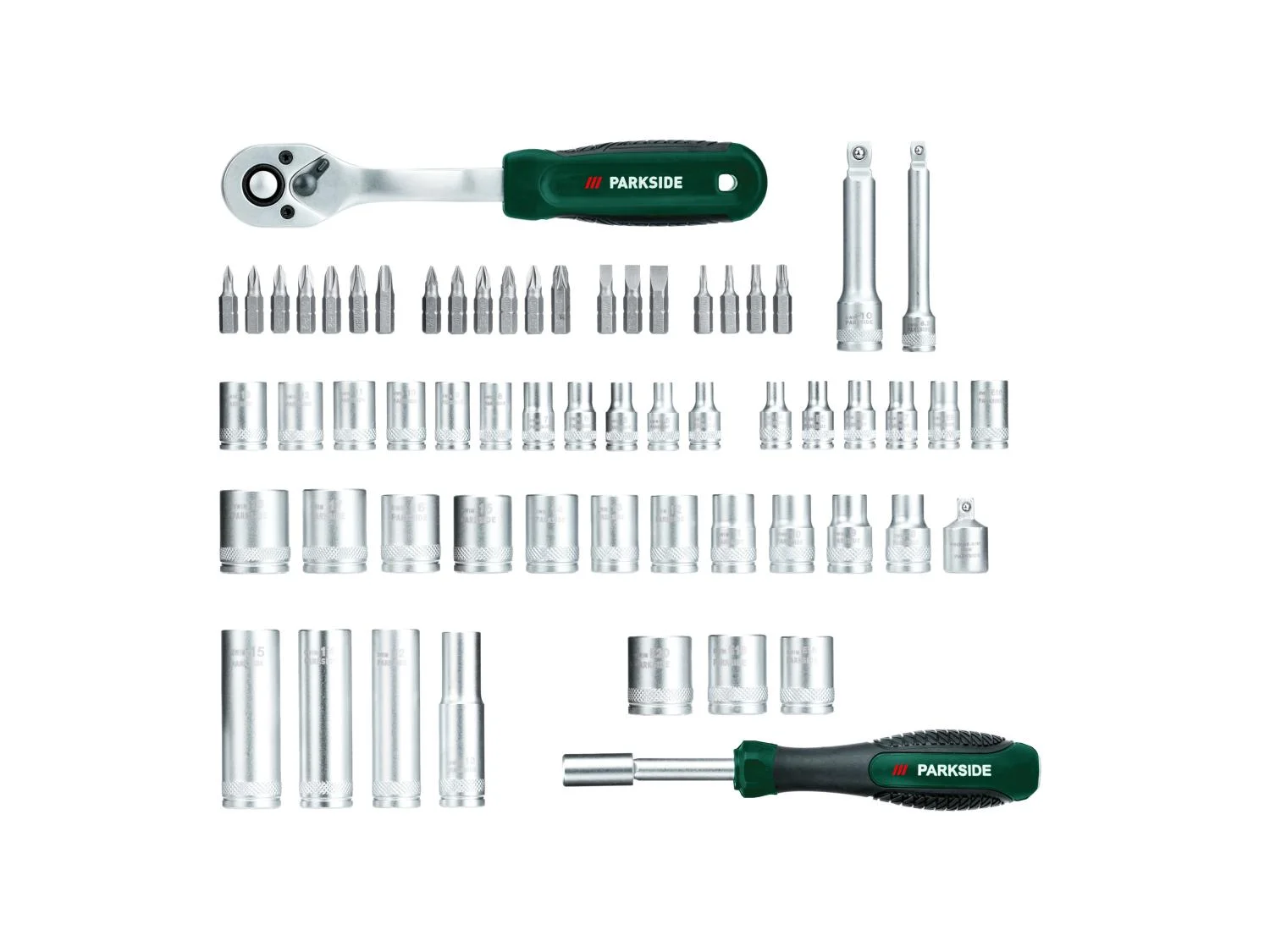 PARKSIDE® 61 részes dugókulcs készlet