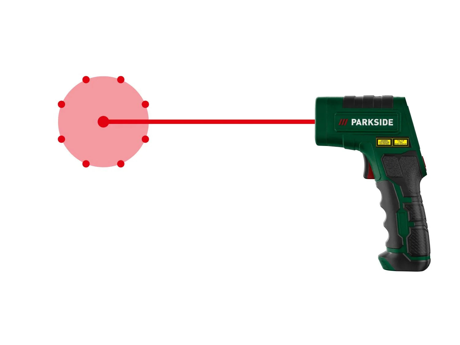 PARKSIDE® PTI 380 C2 Infravörös hõmérõ színes kijelzõvel és jelzõhanggal